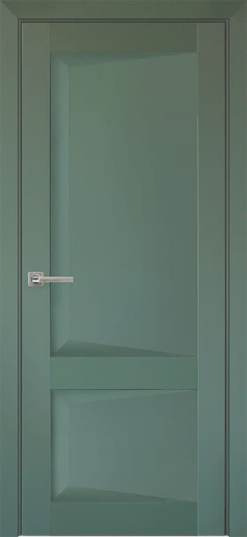 Дверь межкомнатная Перфекто (Perfecto) 102 Зеленый бархат Глухая — изображение 1 из 1